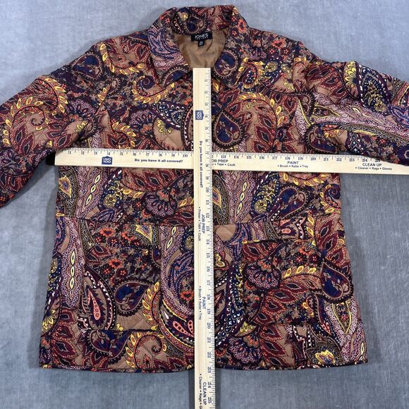 Jones New York Women's PM Multicolored Quilted Light Weight Jacket - Picture 4 of 6